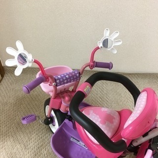 ディズニー ミニーちゃん アイデス カーゴ サンシェード 三輪車