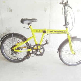 ハマーの折りたたみ自転車 新品未使用