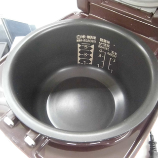 西野店 MITSUBISHI 炭飯釜 IHジャー炊飯器 5.5合炊き NJ-VZ102-R