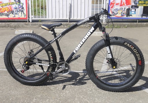 ファットバイク 未使用品 26インチタイヤ 自転車 スポーツ車 ブラック
