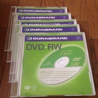 空DVD-RW×5