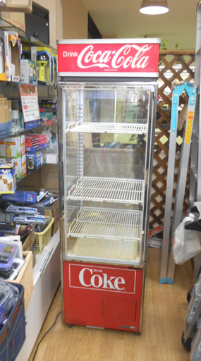 Coca-Cola/コカ・コーラ 冷蔵ショーケース SHC-C380 4面 SANYO