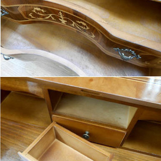 ライティングビューロー デスク 机 引出し 収納 アンティーク調 クラシック家具 ☆ PayPay(ペイペイ)決済可能 ☆ 札幌市 清田区 平岡