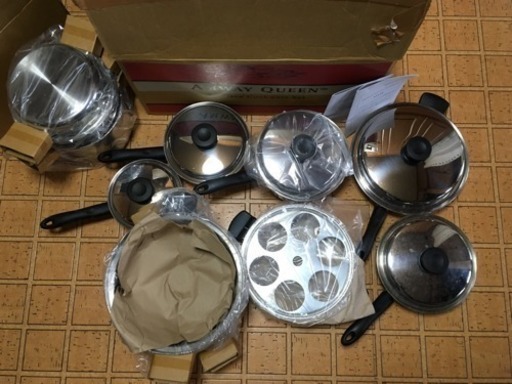 決定致しました！【未使用品】アムウェイ無水鍋 セット引越しの為1月21日迄