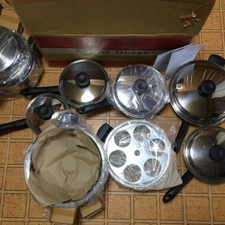 中古)アムウェイ Amway クイーンクックウェア 鍋セット