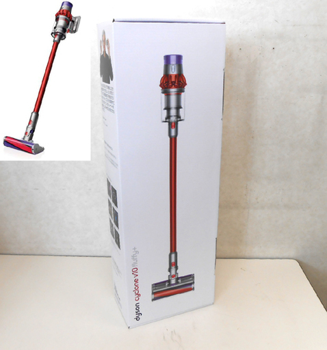 新品 Dyson/ダイソン V10 Fluffy+ SV12 FF COM コードレスクリーナー