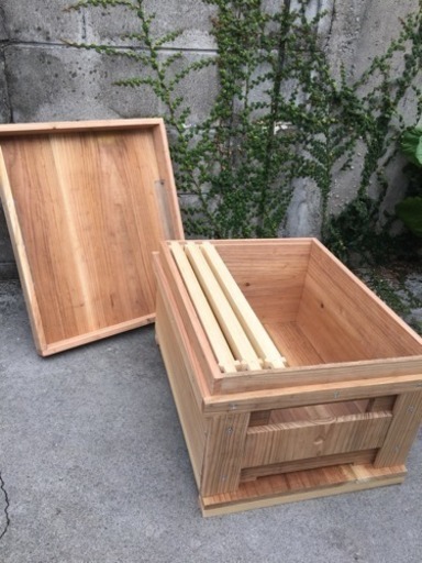 【養蜂】ミツバチ巣箱【新品】