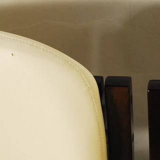 業務用椅子  肘掛け付　チェア　ウッドフレームイス アイボリー　20脚セット　業務用 会館等　アントレ