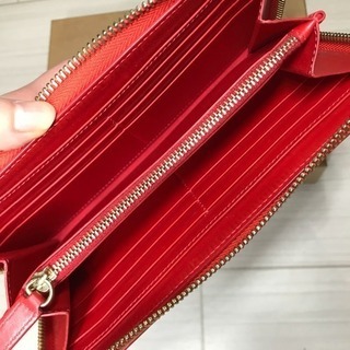 クリスチャンルブタン 長財布 ソール柄 (ブルー×レッド)