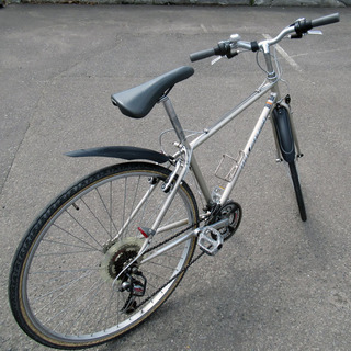 その他 27インチMIYATA ミヤタ クロスバイク 自転車 シルバー 中古