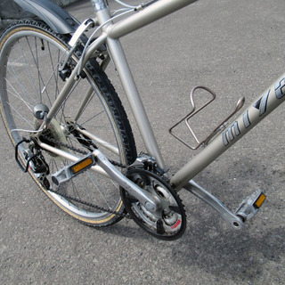 その他 27インチMIYATA ミヤタ クロスバイク 自転車 シルバー 中古