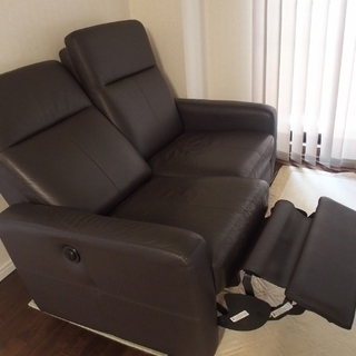 大塚家具 電動リクライニングソファ SD-310　２人掛け ブラウン茶色 　ハイバック　省スペース 