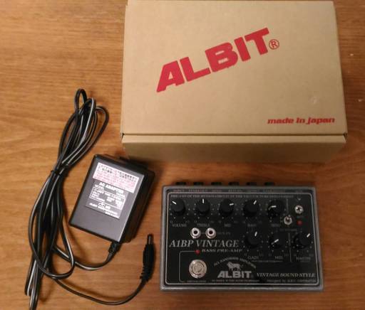 中古美品　ALBIT A1BP VINTAGE ベース用プリアンプ　ビンテージサウンド