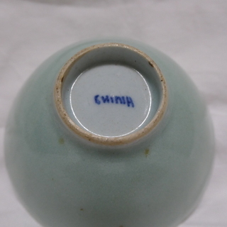 中国清朝のお碗、単色釉、状態良い