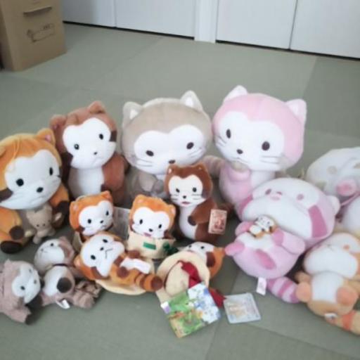 ラスカルぬいぐるみ 大小いろいろ しんふわ 仙台のおもちゃ ぬいぐるみ の中古あげます 譲ります ジモティーで不用品の処分