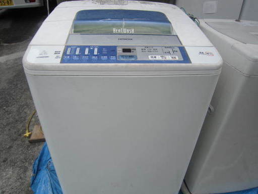静かなインバーター洗濯機7キロHITACHI BW-7LV  2010年製