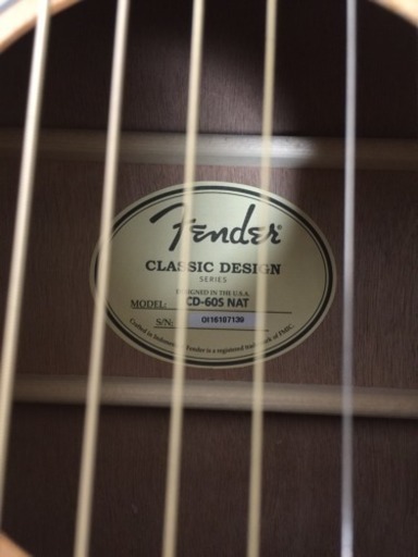 Fender アコースティックギター ※決定済