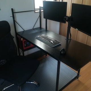 机と椅子セット　オフィスチェア　PCデスク　パソコンデスク