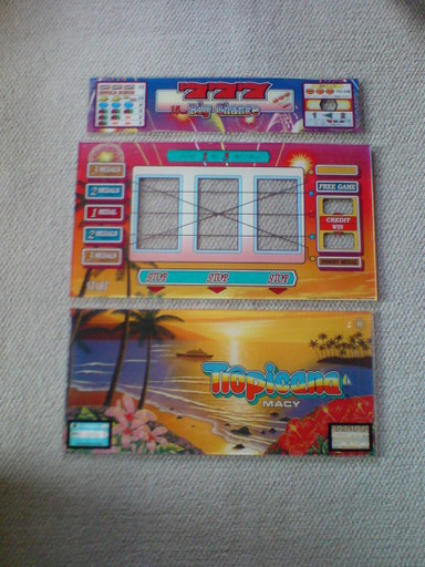 パチスロ実機 メーシー 4号機 レトロ トロピカーナ LED化 載せ変えセット パネル付 パチスロ実機 メーシー 4号機 レトロ トロピカーナ LED化 載せ変え