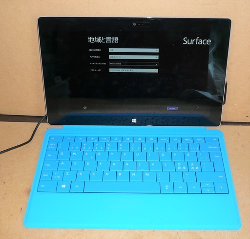 マイクロソフト サーフェス Microsoft Surface WindowsRT タブレット 32GB ブラック◆お洒落キーボード付き