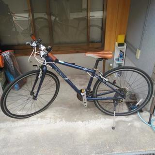 自転車　クロスバイク　Kodaa broom(コーダーブルーム)　濃紺