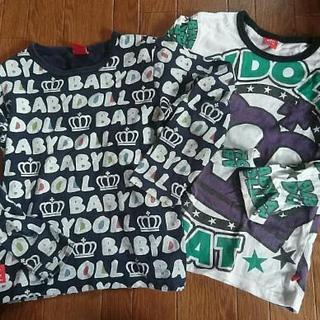 140 babydollロンT２枚セット