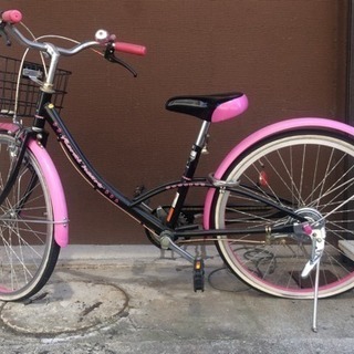〈女の子用〉中古自転車（22インチ）パンク
