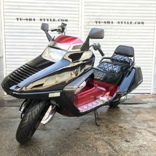 フュージョンX 実働！ セル1発！ カスタム 綺麗！ スーパートラップマフラー