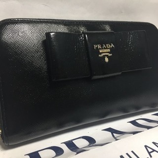 ☆PRADA☆長財布☆サフィアーノ☆リボン☆☆