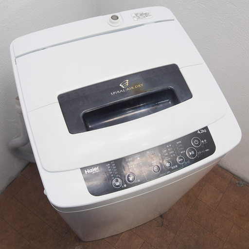コンパクトタイプ洗濯機 黒 4.2kg 2014年製 DS40