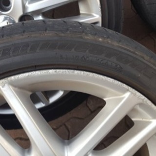225/45R18 91w 200系 クラウン アスリート後期純正アルミ×4