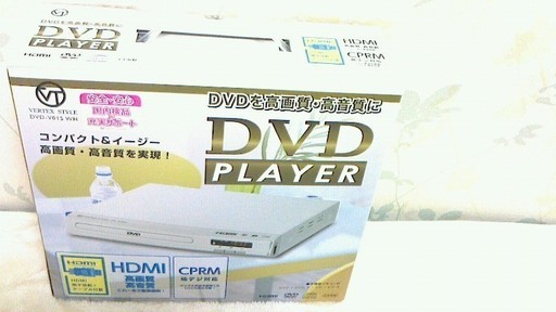 最終値下げ　☆新古品　ＤＶＤプレーヤー　お譲りします。☆