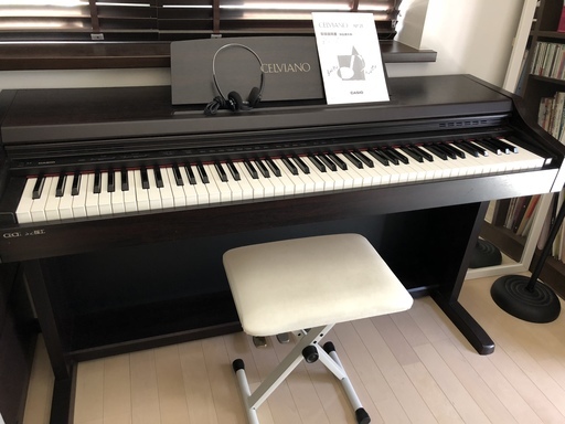 CASIO■電子ピアノ■中古良品■CELVIANO■AP-21■取説付き■ヘッドフォン＆椅子付き