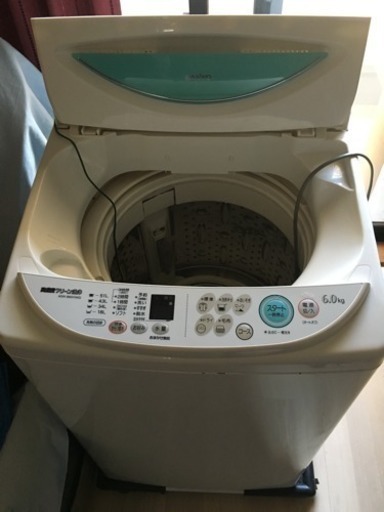 商談中 洗濯機 ちゃんと使えます