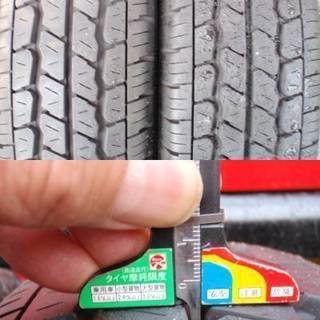 トラック用タイヤ FALKEN LINAM R51 175R14 8PR バリ山4本