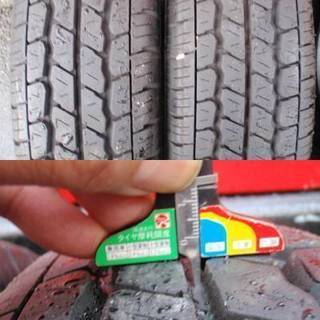 トラック用タイヤ FALKEN LINAM R51 175R14 8PR バリ山4本