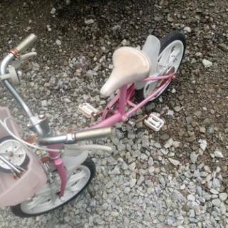 子供自転車ピンク