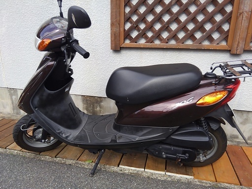 ヤマハJOG SA26J ブラウン　スノータイヤ付