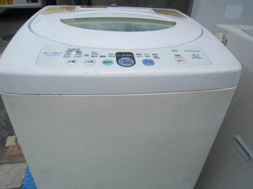 日立洗濯機４．２キロ　２００５年製　NW-42EF