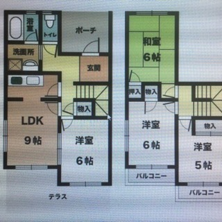 人気メゾネットタイプ♬4LDKで希少な間取り♬初期費用控えめ♬