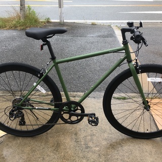 【新車】　クロスバイク　backpacker. マットカーキ 新車 クロスバイク マットカーキ