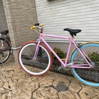 ピンク ピストバイク！700.23