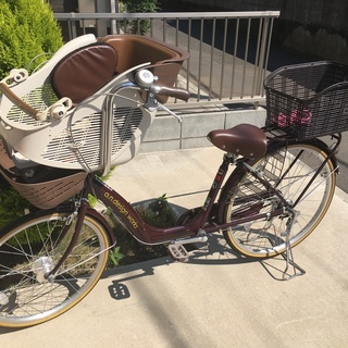 OGK　a.n.design works 幼児座席付き自転車　ギヤ付き　26インチ