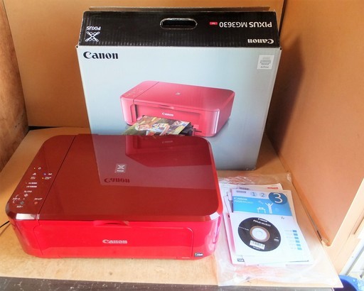 Canon キャノン Pixus Mg3630 インクジェット複合機 レッド 人肌もキレイにプリントできる高画質 ロボコン 港南台の家電の中古あげます 譲ります ジモティーで不用品の処分