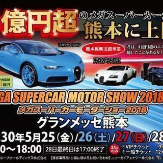 メガスーパーカーモーターショー2018 VIPチケット