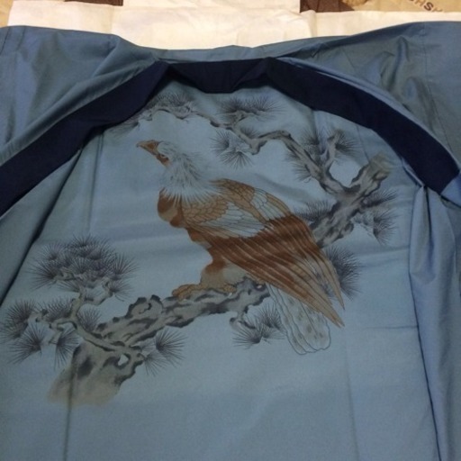 大島紬の着物 3着+小物セッ男物■男性和服 帯 足袋■鳥 鷲？鷹？富士山