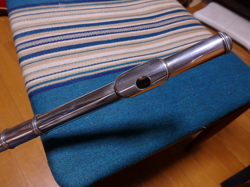 美品 The Altus フルート ショップ A1007 菅体銀無垢 