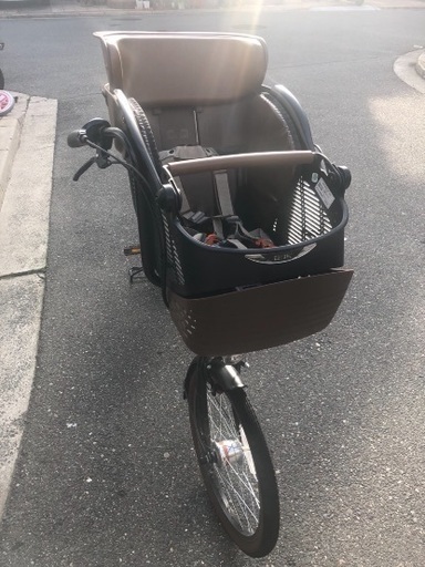 値下げ半年使用！美品子供乗せ自転車