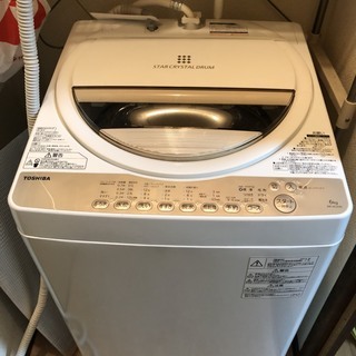 東芝6ｋｇ全自動洗濯機　簡易乾燥付