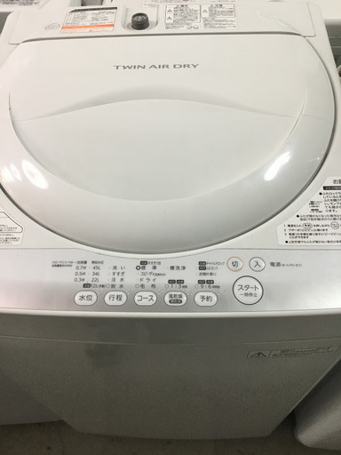 【送料無料・設置無料サービス有り】洗濯機 TOSHIBA AW-42SM(W) 中古